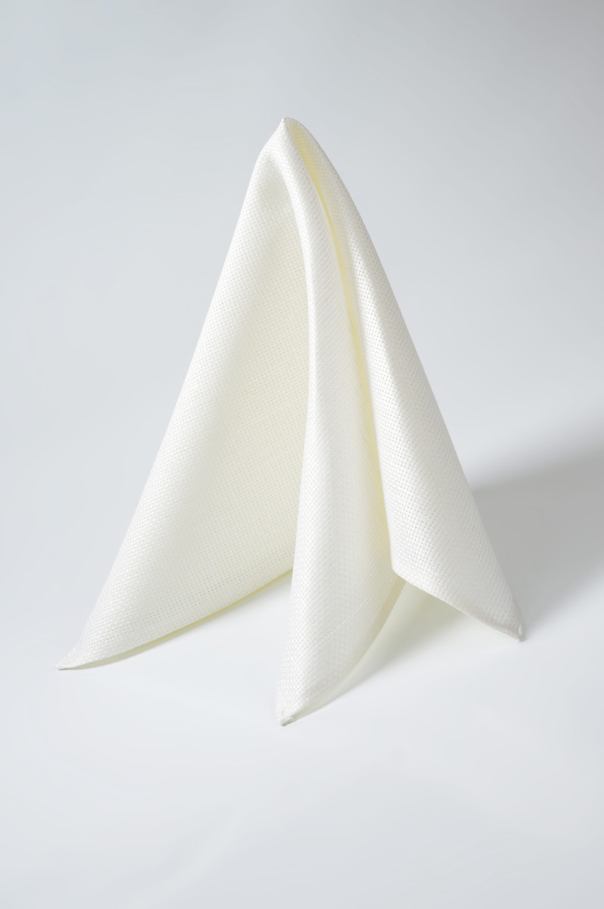 folded white napkin